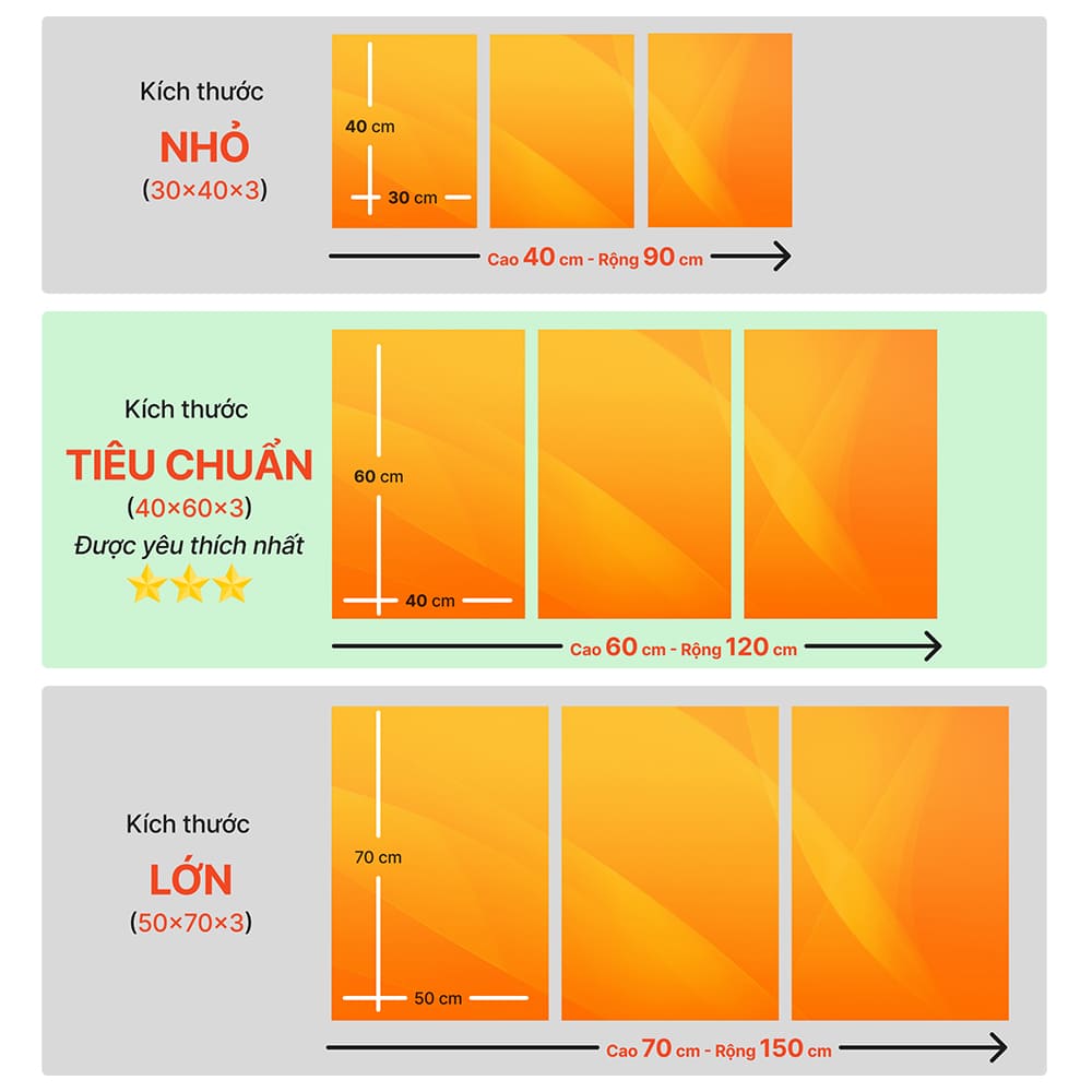 Đôi công uyên ương | Bộ 3 tranh treo cầu thang | Mã T0281 | Oca - Ảnh 10