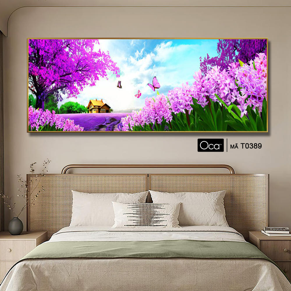 Chiều tím | Tranh treo phòng ngủ | Mã T0389 | Oca - Ảnh 2