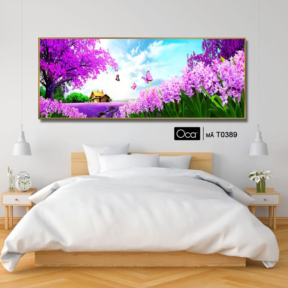 Chiều tím | Tranh treo phòng ngủ | Mã T0389 | Oca - Ảnh 4
