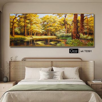 Alternative view of Rừng vào thu | Tranh treo phòng ngủ | Mã T0391 | Oca