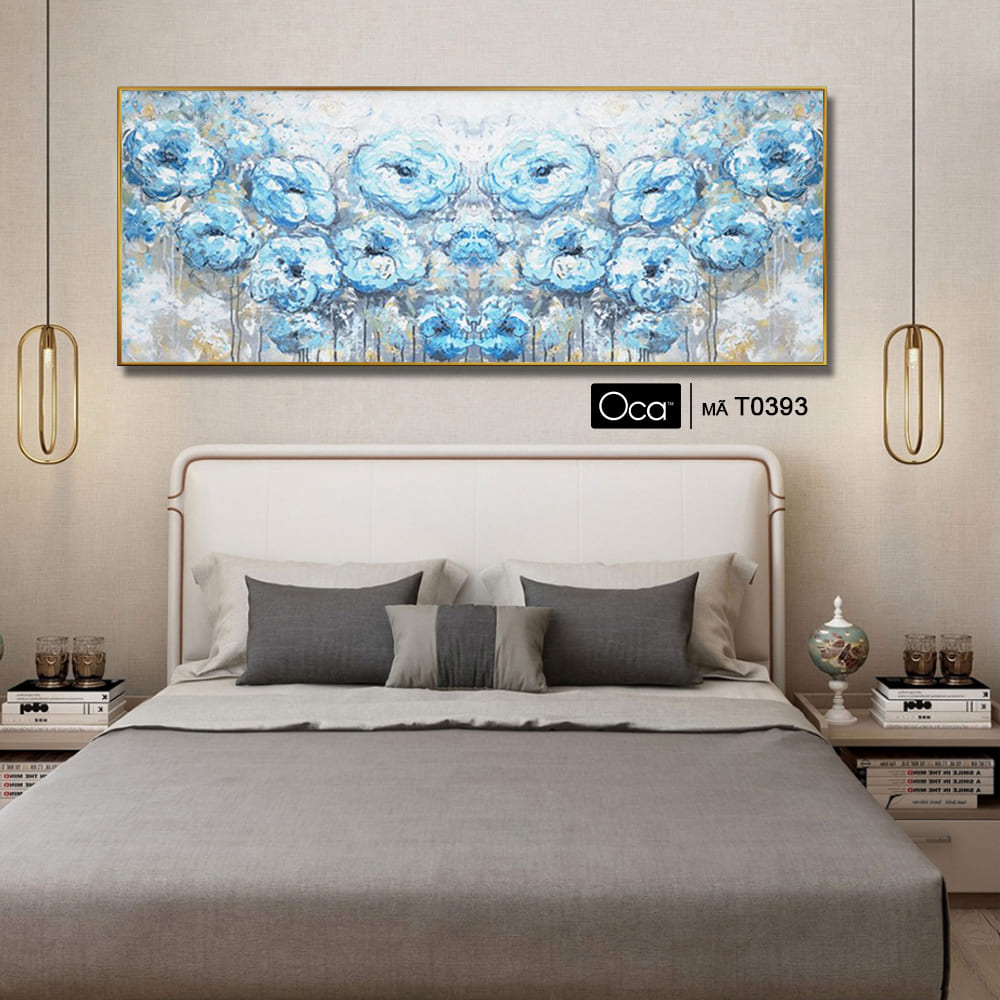 Cánh đồng hoa | Tranh treo phòng ngủ | Mã T0393 | Oca - Ảnh 4