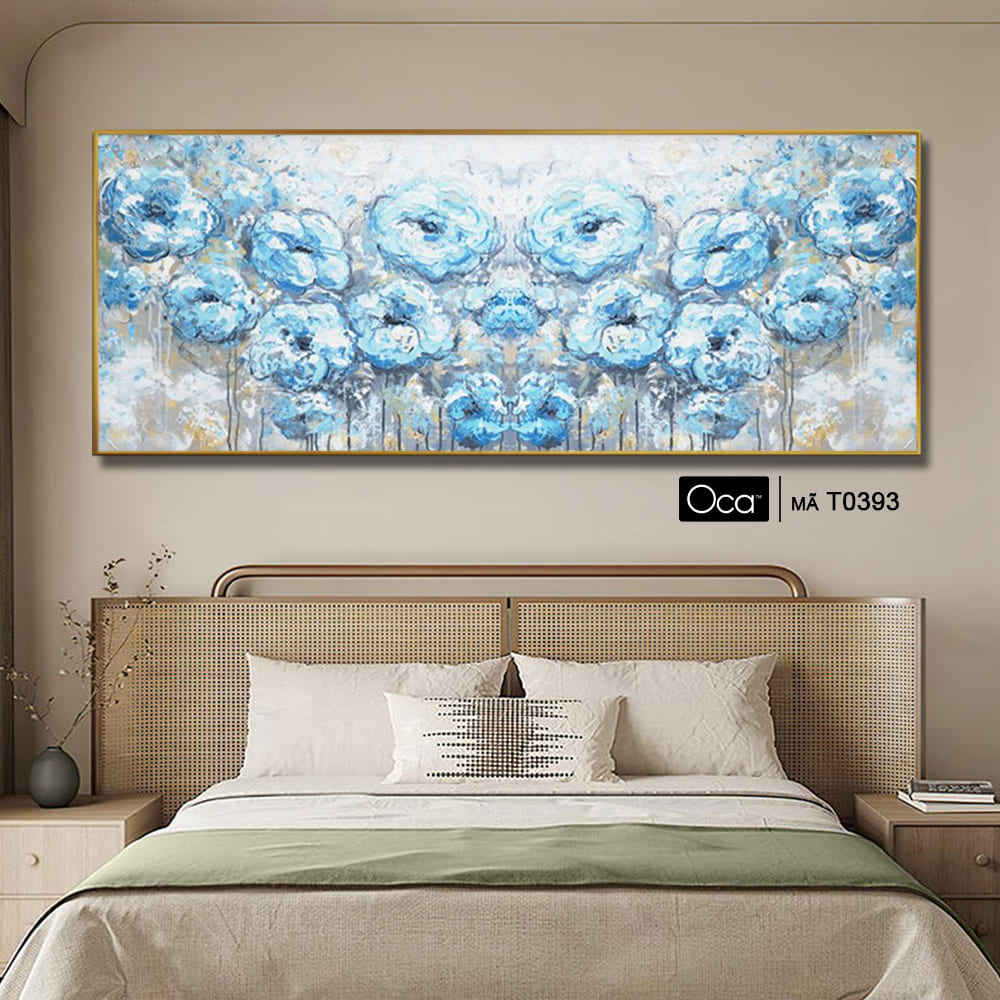 Cánh đồng hoa | Tranh treo phòng ngủ | Mã T0393 | Oca - Ảnh 2
