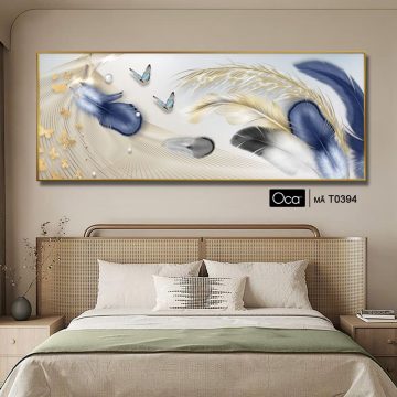 Alternative view of Lông vũ | Tranh treo phòng ngủ | Mã T0394 | Oca