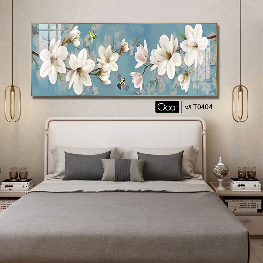 Nhành mộc lan | Tranh treo phòng ngủ | Mã T0404 | Oca - Ảnh 3