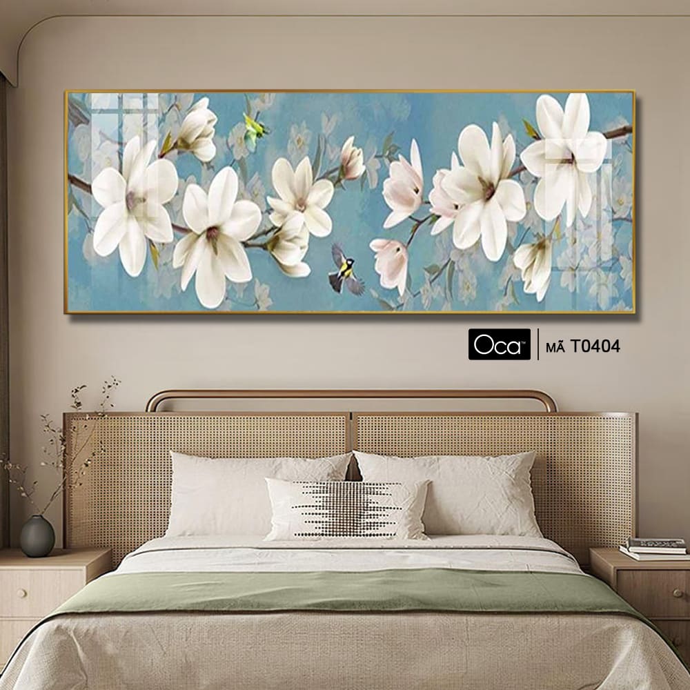 Nhành mộc lan | Tranh treo phòng ngủ | Mã T0404 | Oca - Ảnh 2