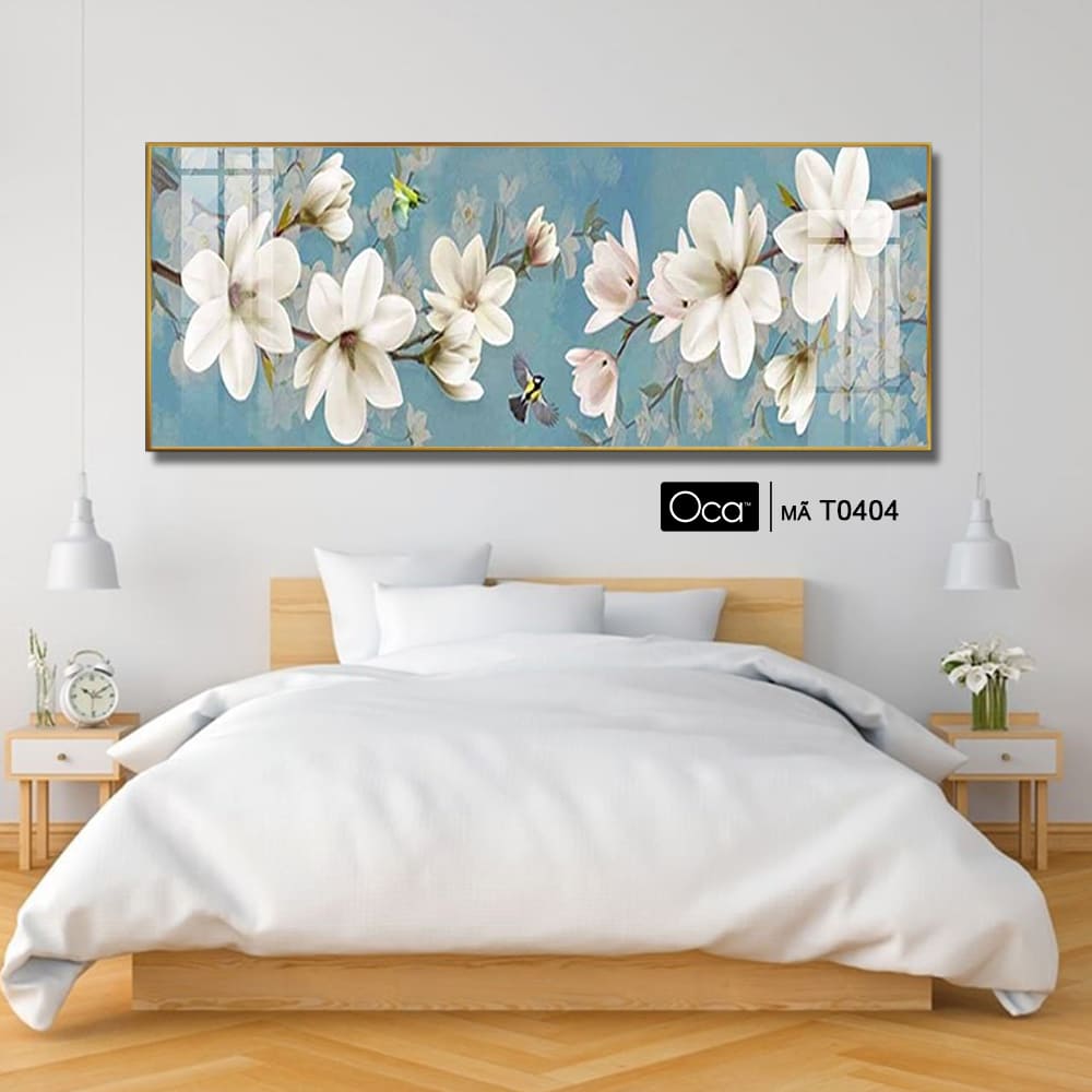 Nhành mộc lan | Tranh treo phòng ngủ | Mã T0404 | Oca - Ảnh 4
