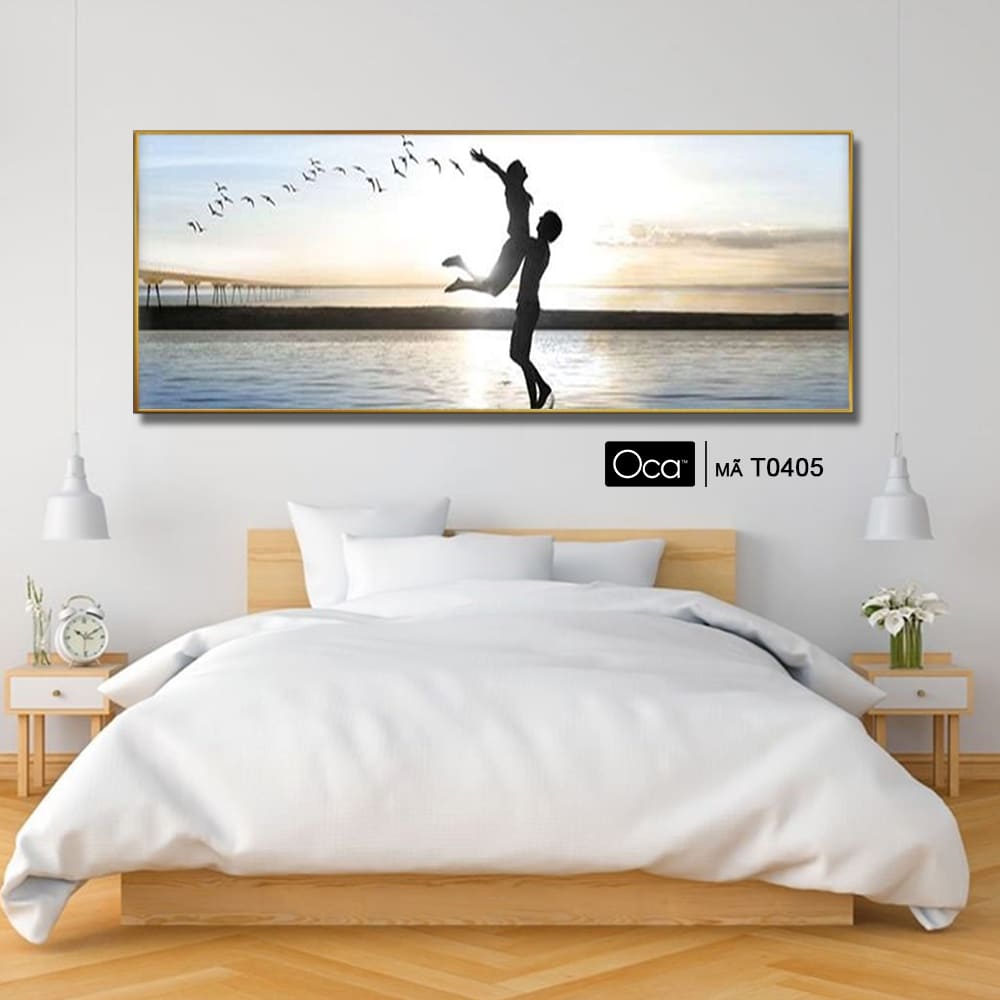 Đôi tình nhân | Tranh treo phòng ngủ | Mã T0405 | Oca - Ảnh 3