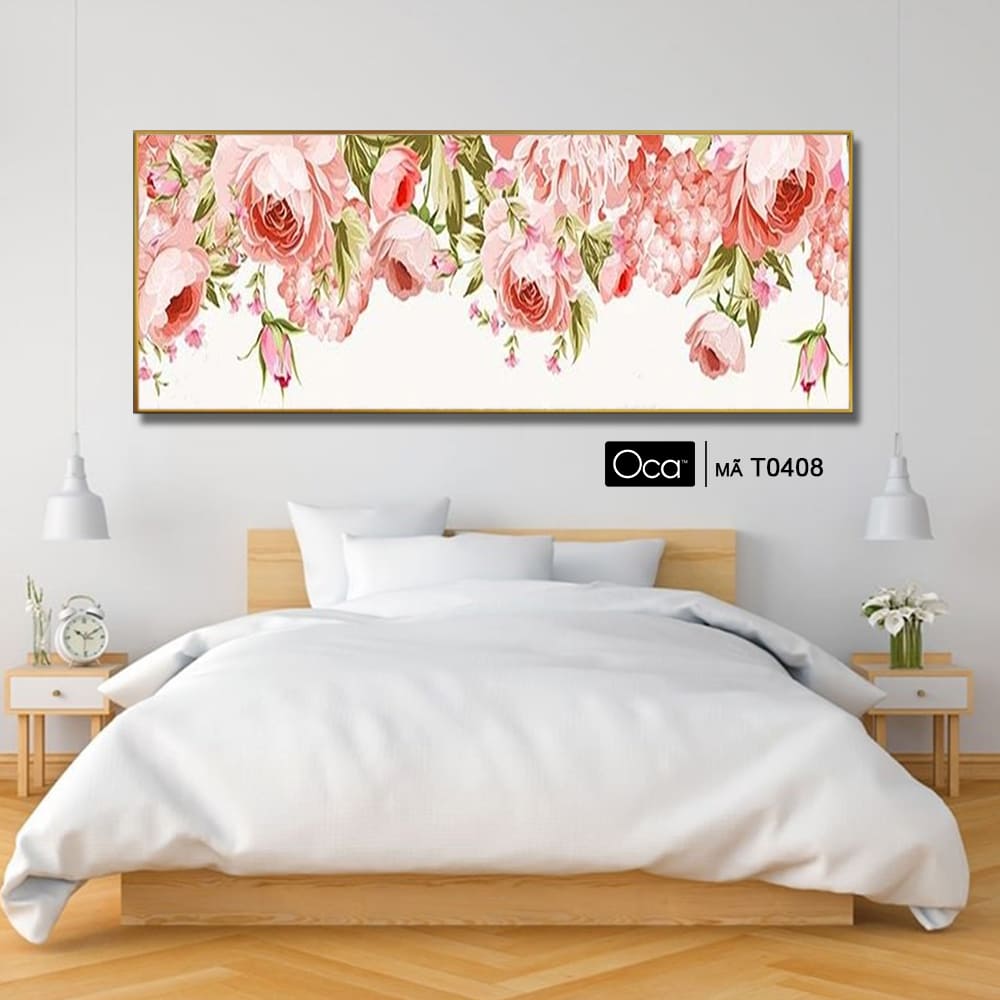 Khóm hoa hồng | Tranh treo phòng ngủ | Mã T0408 | Oca - Ảnh 3