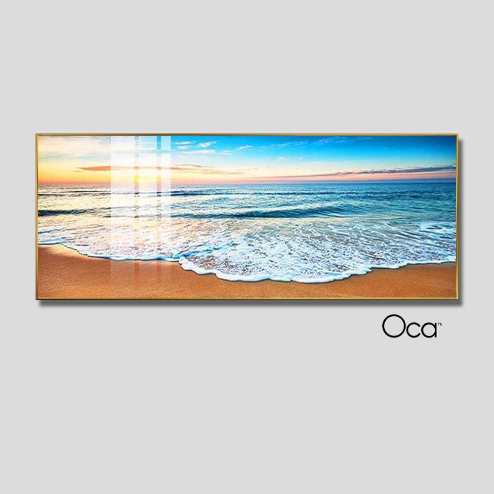 Chiều hoàng hôn trên biển | Tranh treo phòng ngủ | Mã T0409 | OCa