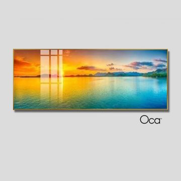 Chiều hoàng hôn trên biển | Tranh treo phòng ngủ | Mã T0423 | Oca