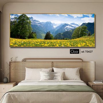 Alternative view of Mùa xuân trên núi |Tranh treo phòng ngủ | Mã T0427 | Oca