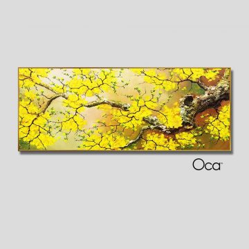 Cành hoa mai | Tranh treo phòng ngủ | Mã T0430 | Oca