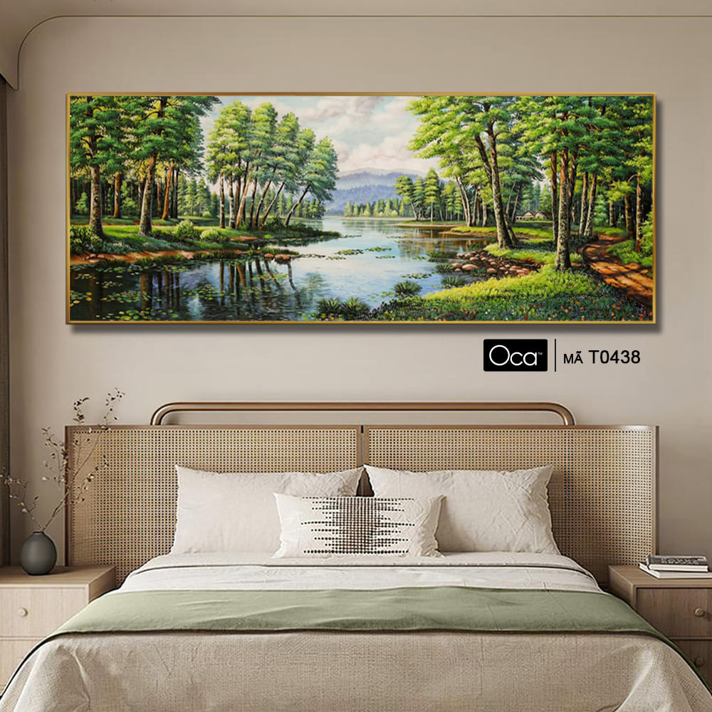 Phong cảnh rừng già | Tranh treo phòng ngủ | Mã T0438 | Oca - Ảnh 4