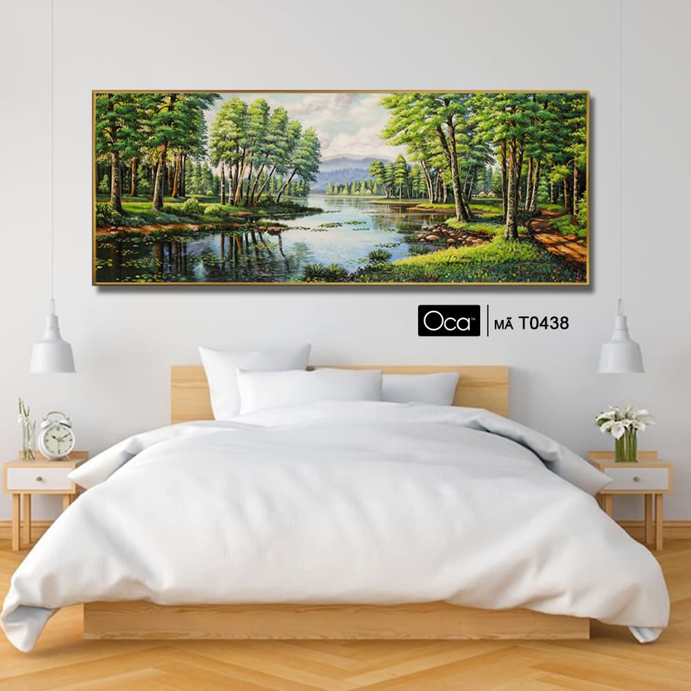 Phong cảnh rừng già | Tranh treo phòng ngủ | Mã T0438 | Oca - Ảnh 3