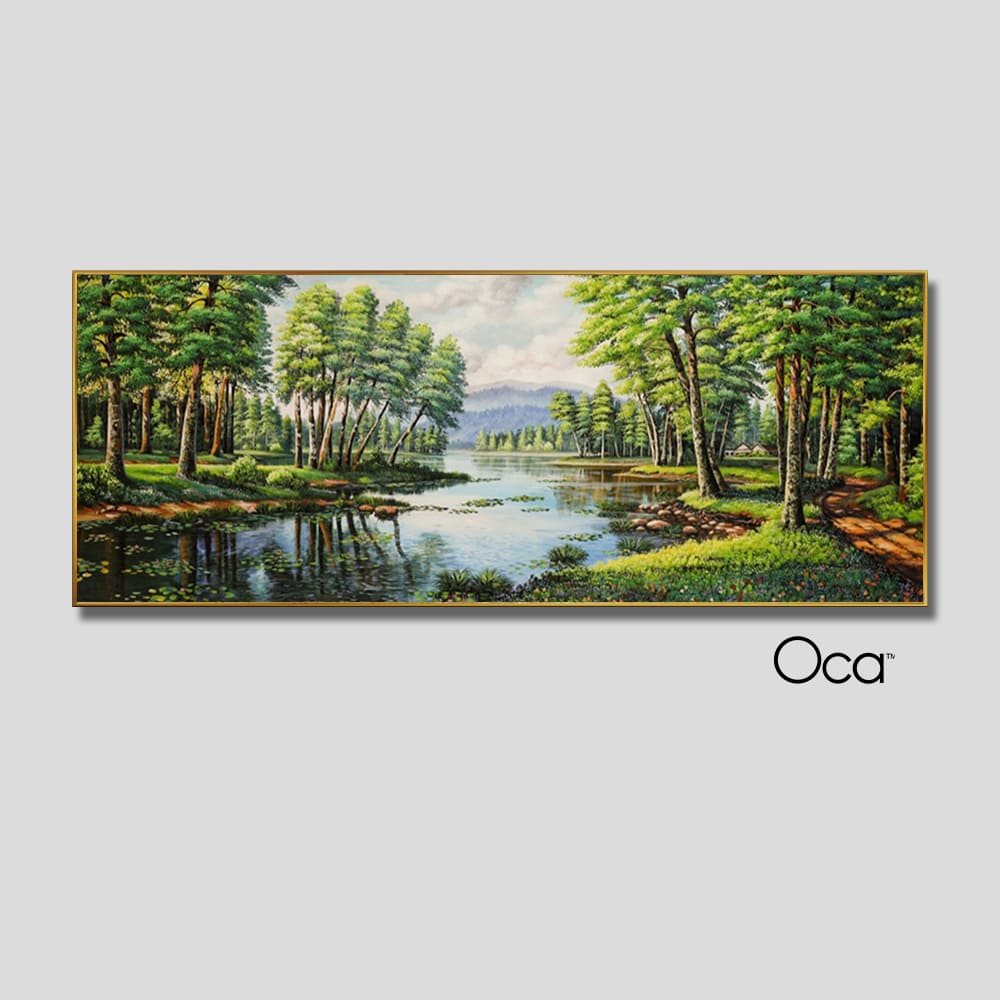 Phong cảnh rừng già | Tranh treo phòng ngủ | Mã T0438 | Oca