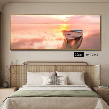 Alternative view of Chiều hoàng hôn trên biển | Tranh treo phòng ngủ | Mã T0440 | Oca