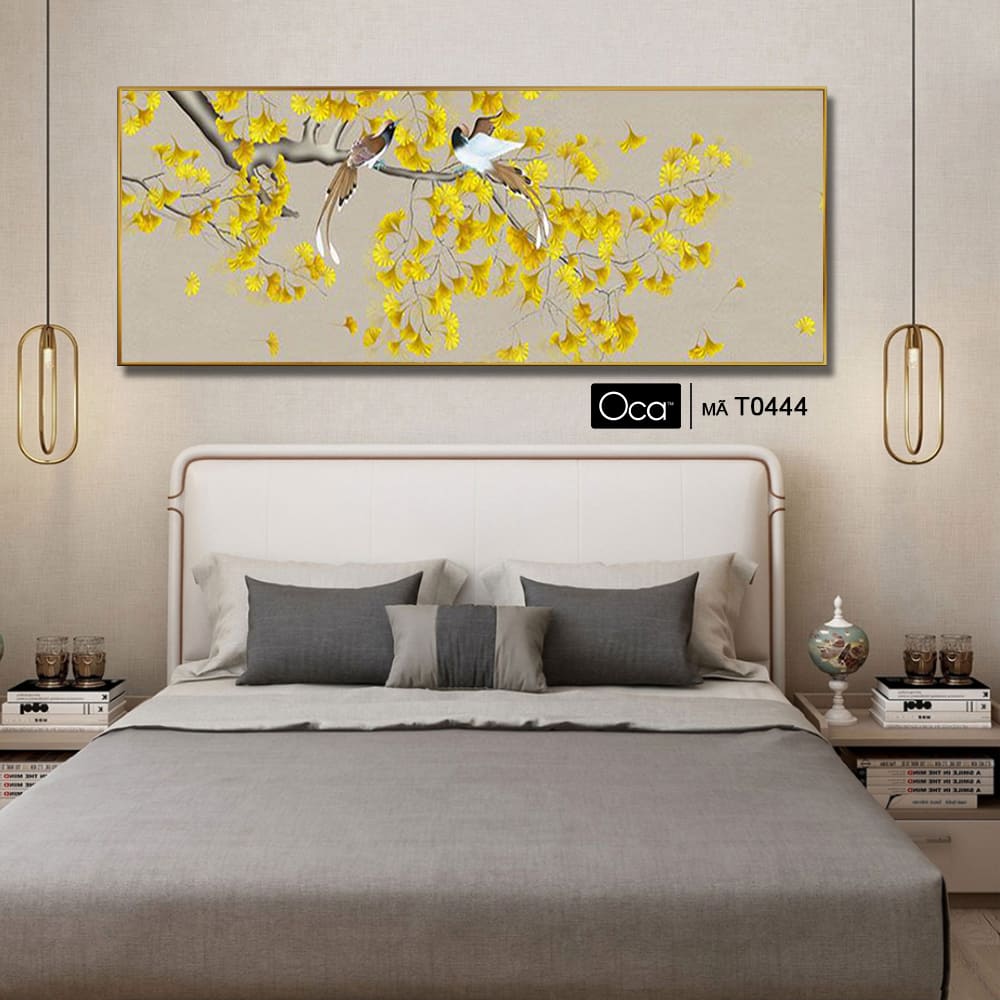 Phong cảnh mùa xuân | Tranh treo phòng ngủ | Mã T0444 | Oca - Ảnh 4