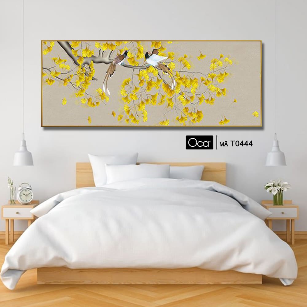 Phong cảnh mùa xuân | Tranh treo phòng ngủ | Mã T0444 | Oca - Ảnh 3