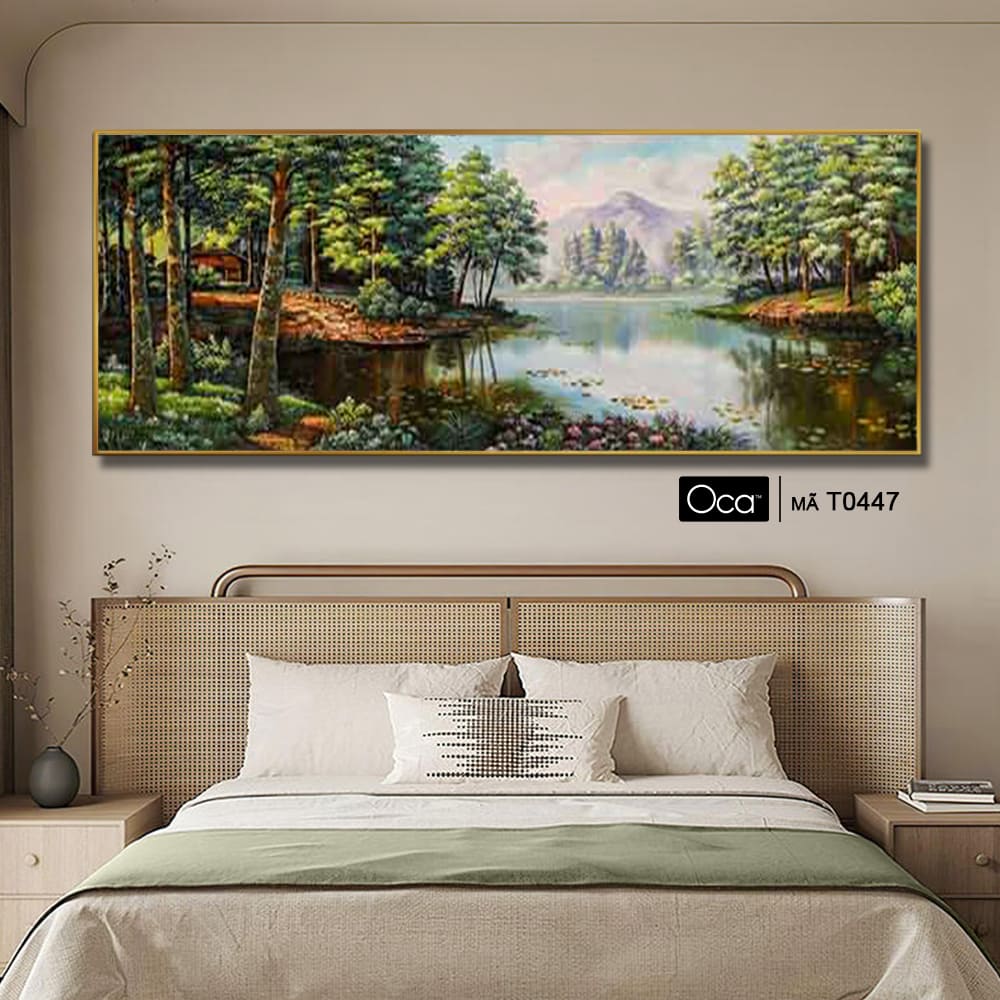 Phong cảnh rừng già | Tranh treo phòng ngủ | Mã T0447 | Oca - Ảnh 2