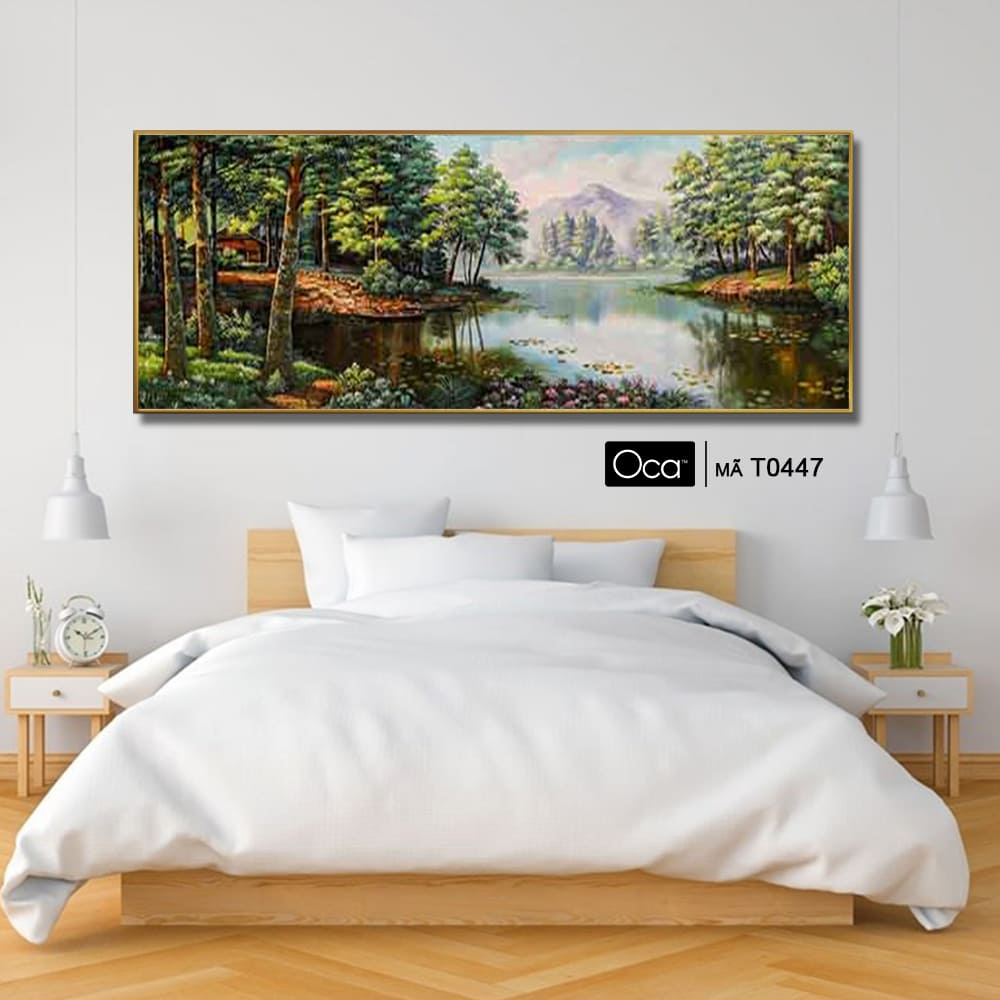 Phong cảnh rừng già | Tranh treo phòng ngủ | Mã T0447 | Oca - Ảnh 4