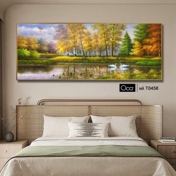 Alternative view of Rừng vào thu | Tranh treo phòng ngủ | Mã T0456 | Oca