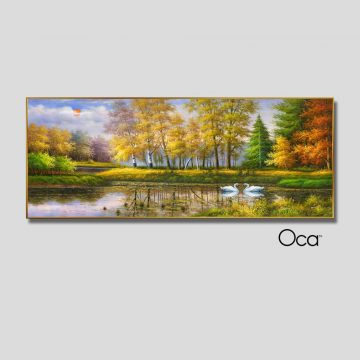 Rừng vào thu | Tranh treo phòng ngủ | Mã T0456 | Oca