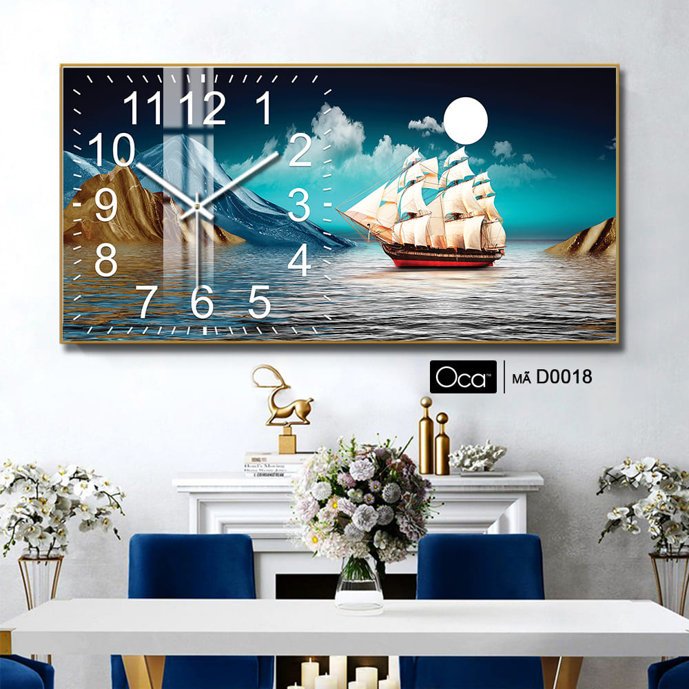 Đồng hồ Thuận buồm xuôi gió | Mã D0018 | Xưởng sản xuất Oca - Ảnh 2