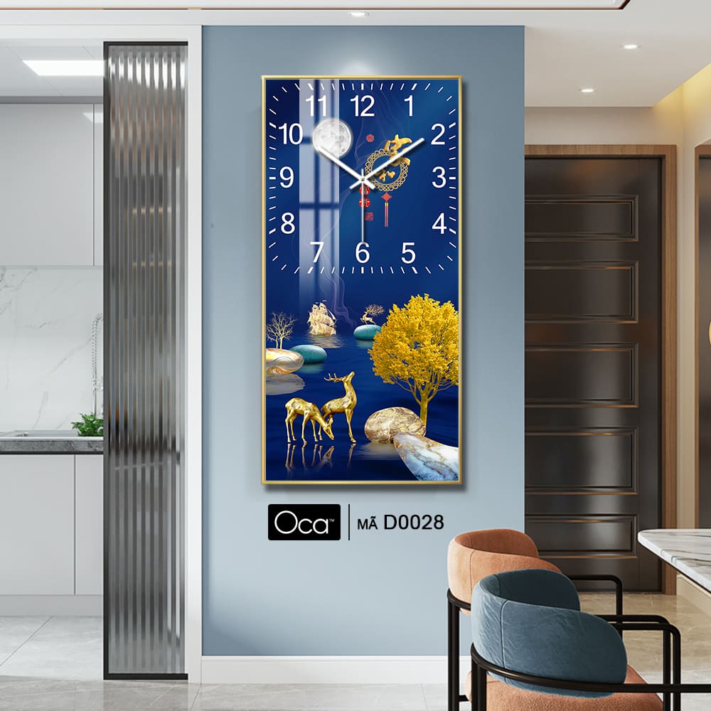 Đồng hồ Đôi hươu tài lộc | Mã D0028 | Xưởng sản xuất Oca - Ảnh 4