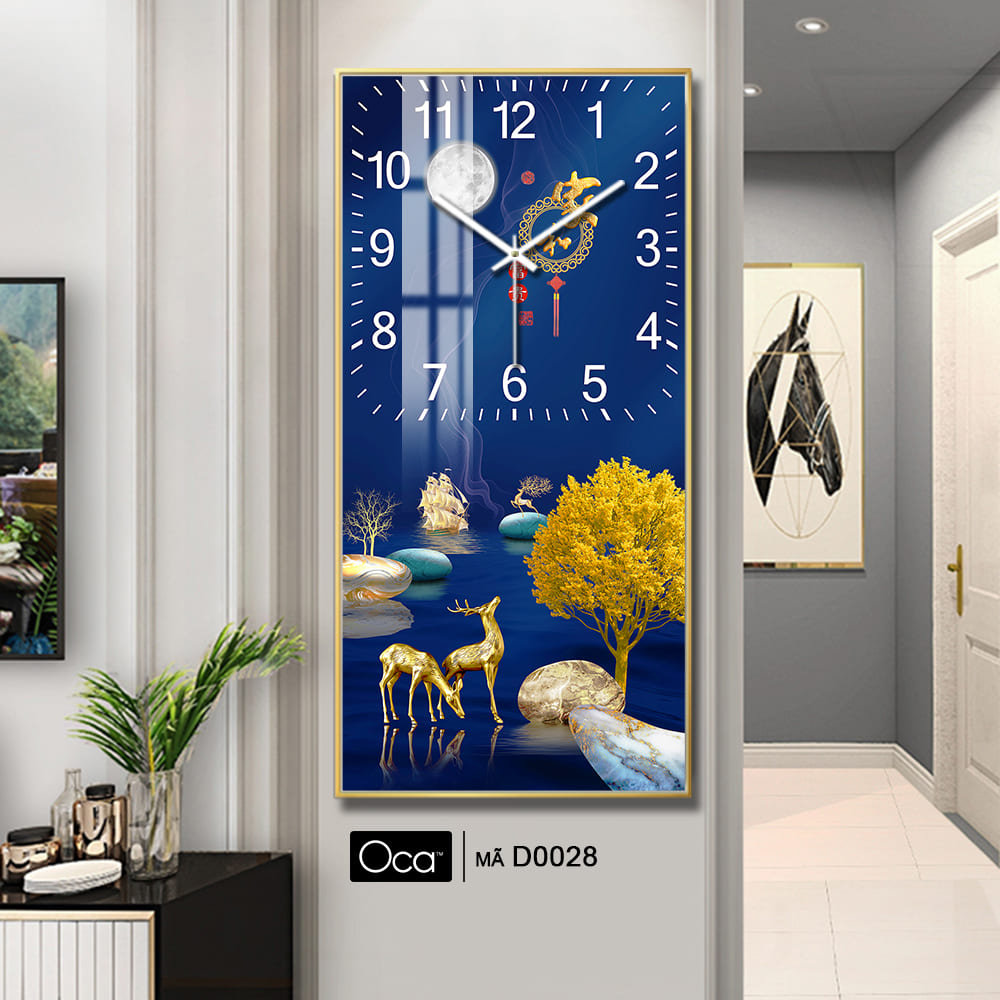 Đồng hồ Đôi hươu tài lộc | Mã D0028 | Xưởng sản xuất Oca - Ảnh 3