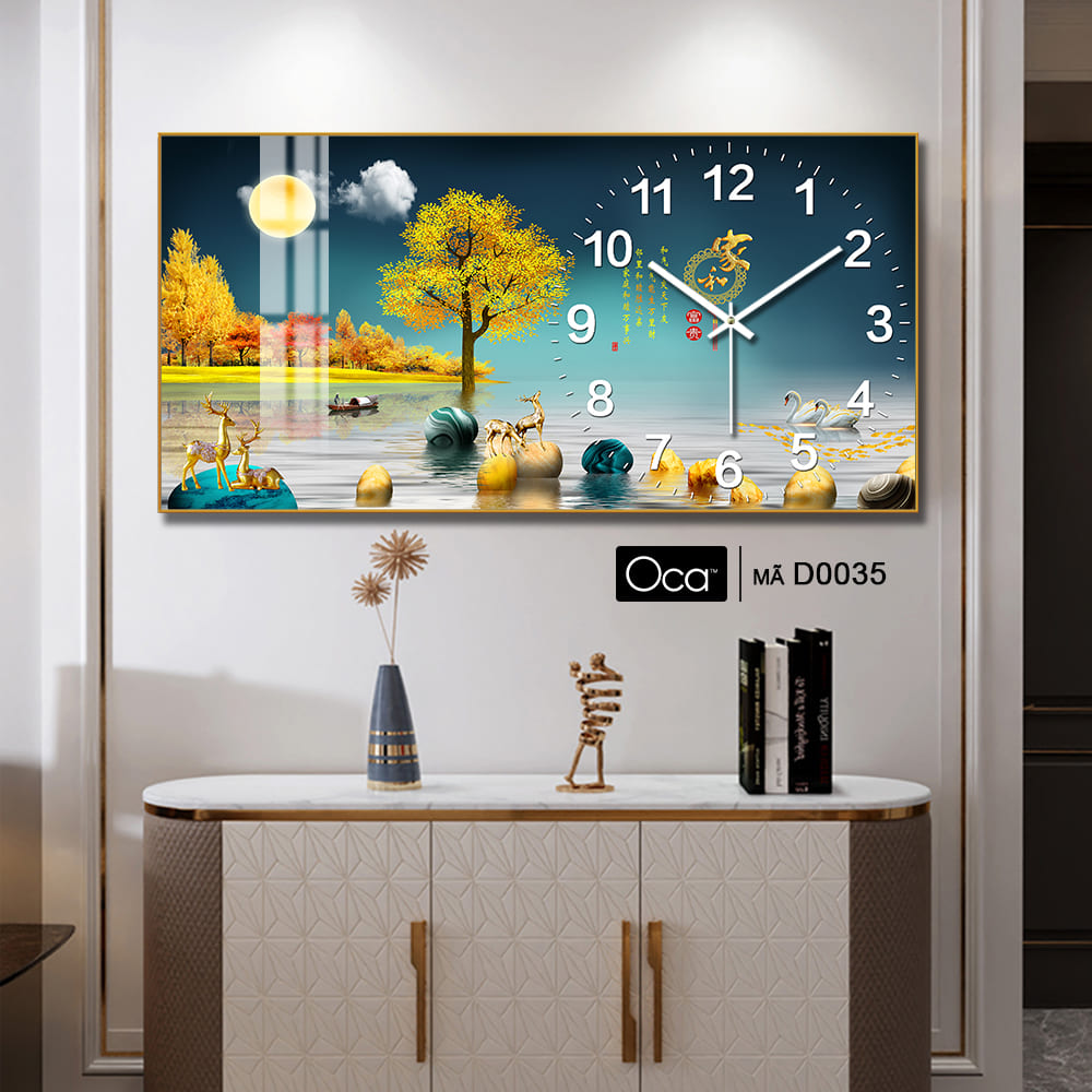 Đồng hồ đêm trăng tròn | Mã D0035 | Xưởng sản xuất Oca - Ảnh 4