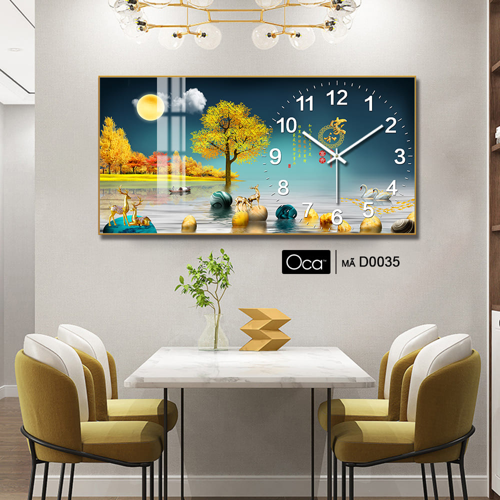 Đồng hồ đêm trăng tròn | Mã D0035 | Xưởng sản xuất Oca - Ảnh 2