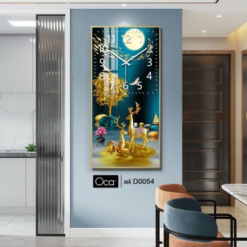 Alternative view of Đồng hồ Đôi hươu tài lộc | Mã D0054 | Xưởng sản xuất Oca