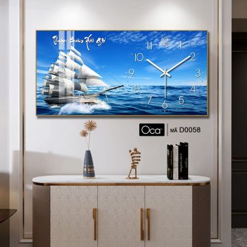 Alternative view of Đồng hồ Thuận buồm xuôi gió | Mã D0058 | Xưởng sản xuất Oca
