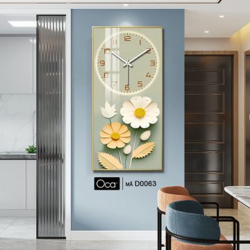 Alternative view of Đồng hồ Hoa Cúc Họa Mi | Mã D0063 | Xưởng sản xuất Oca