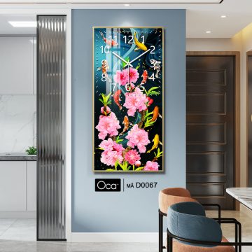 Alternative view of Đồng hồ Hoa Đào Ngày Xuân | Mã D0067 | Xưởng sản xuất Oca