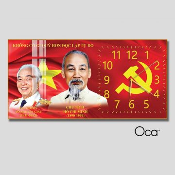 Đồng hồ Bác Hồ Bác Giáp | Mã D0068 | Xưởng sản xuất Oca