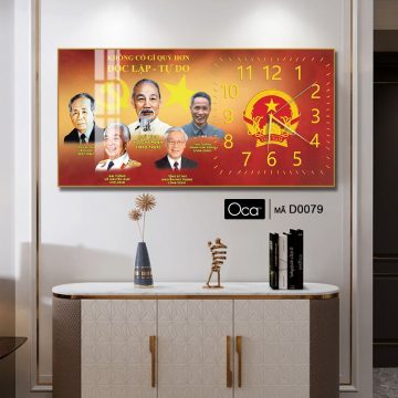 Alternative view of Đồng hồ Những Bậc Vĩ Nhân Làm Nên Lịch Sử Việt | Mã D0079 | Xưởng sản xuất Oca