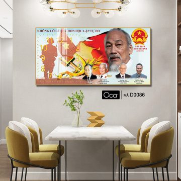 Alternative view of Đồng hồ Những Bậc Vĩ Nhân Làm Nên Lịch Sử Việt | Mã D0086 | Xưởng sản xuất Oca