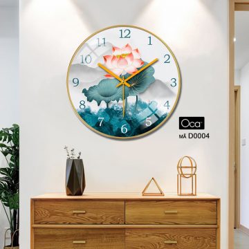 Alternative view of Đồng hồ hoa sen | Tráng gương | Mã D0004 | Oca