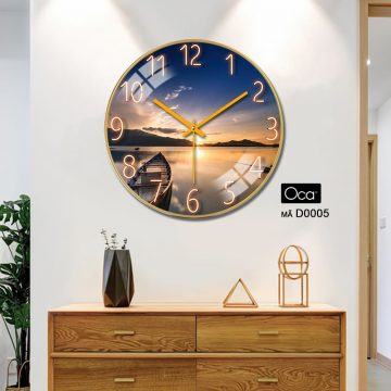 Alternative view of Đồng hồ chiều hoàng hôn | Tráng gương | Mã D0005 | Oca