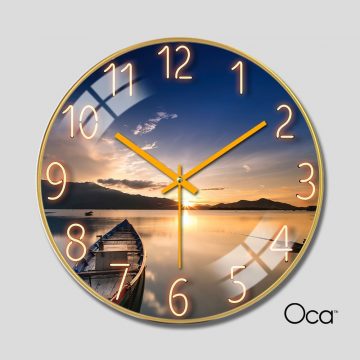 Đồng hồ chiều hoàng hôn | Tráng gương | Mã D0005 | Oca