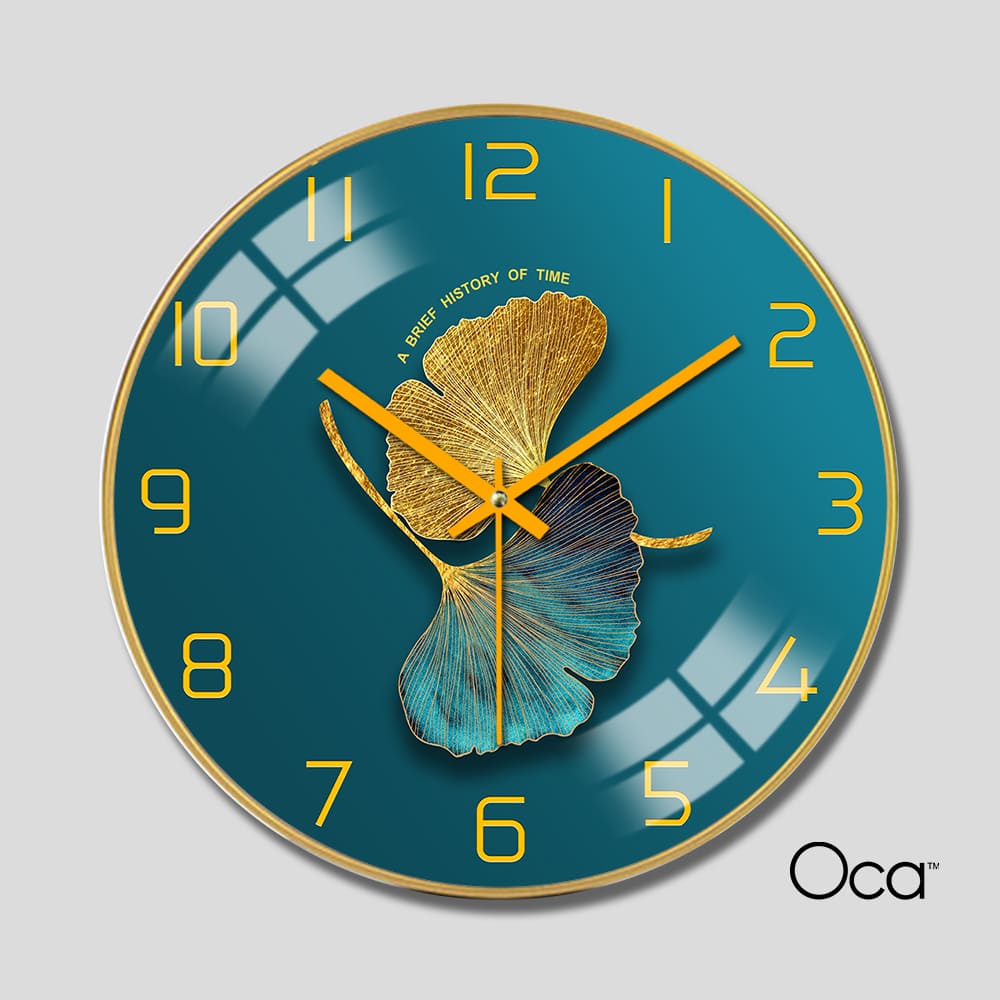 Đồng hồ lá nghệ thuật | Tráng gương | Mã D0012 | Oca