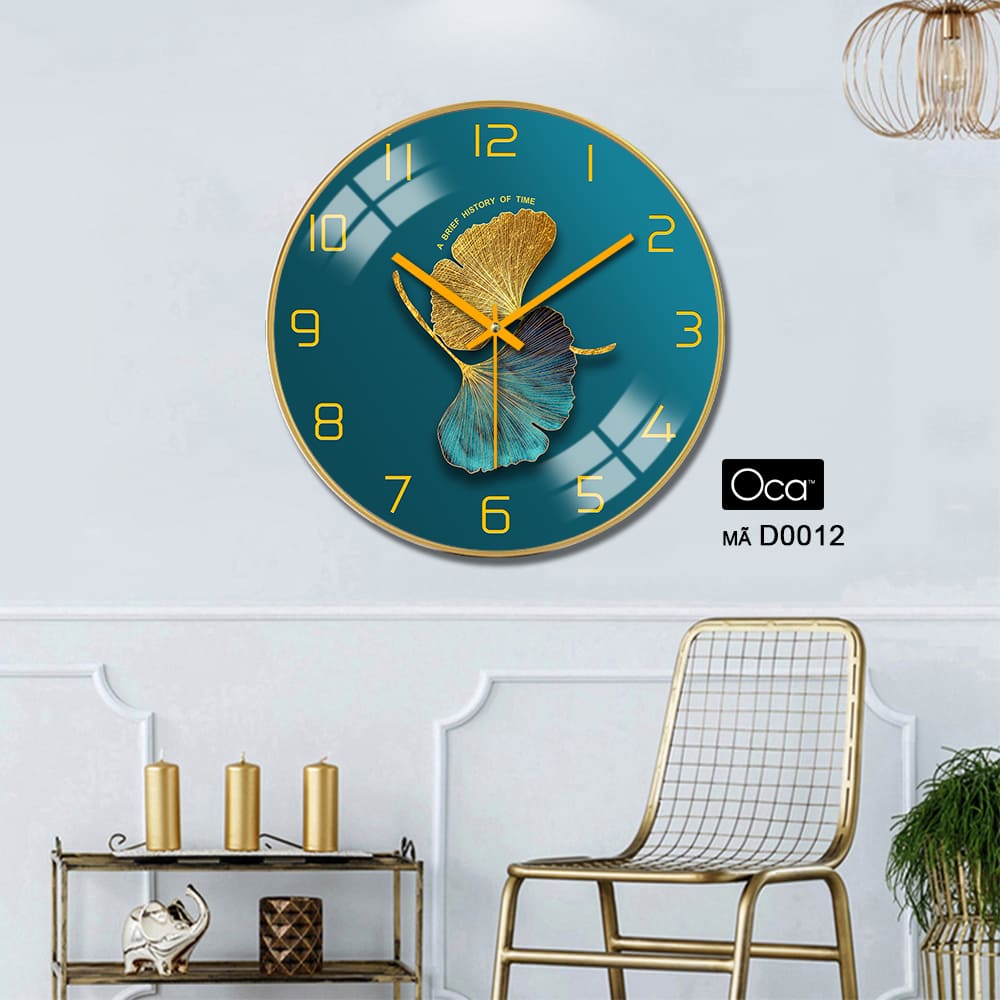 Đồng hồ lá nghệ thuật | Tráng gương | Mã D0012 | Oca - Ảnh 4