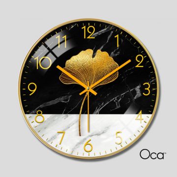 Đồng hồ lá nghệ thuật | Tráng gương | Mã D0024 | Oca