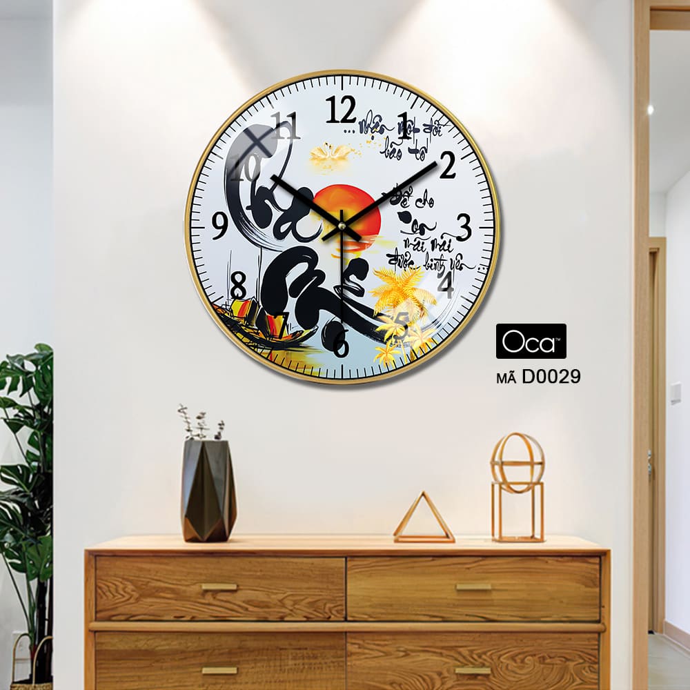 Đồng hồ Mẹ - Cha | Tráng gương | Mã D0029 | Oca - Ảnh 4