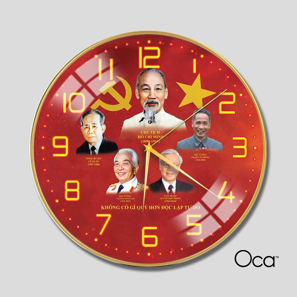 Đồng hồ những bậc vĩ nhân | Tráng gương | Mã D0071 | Oca