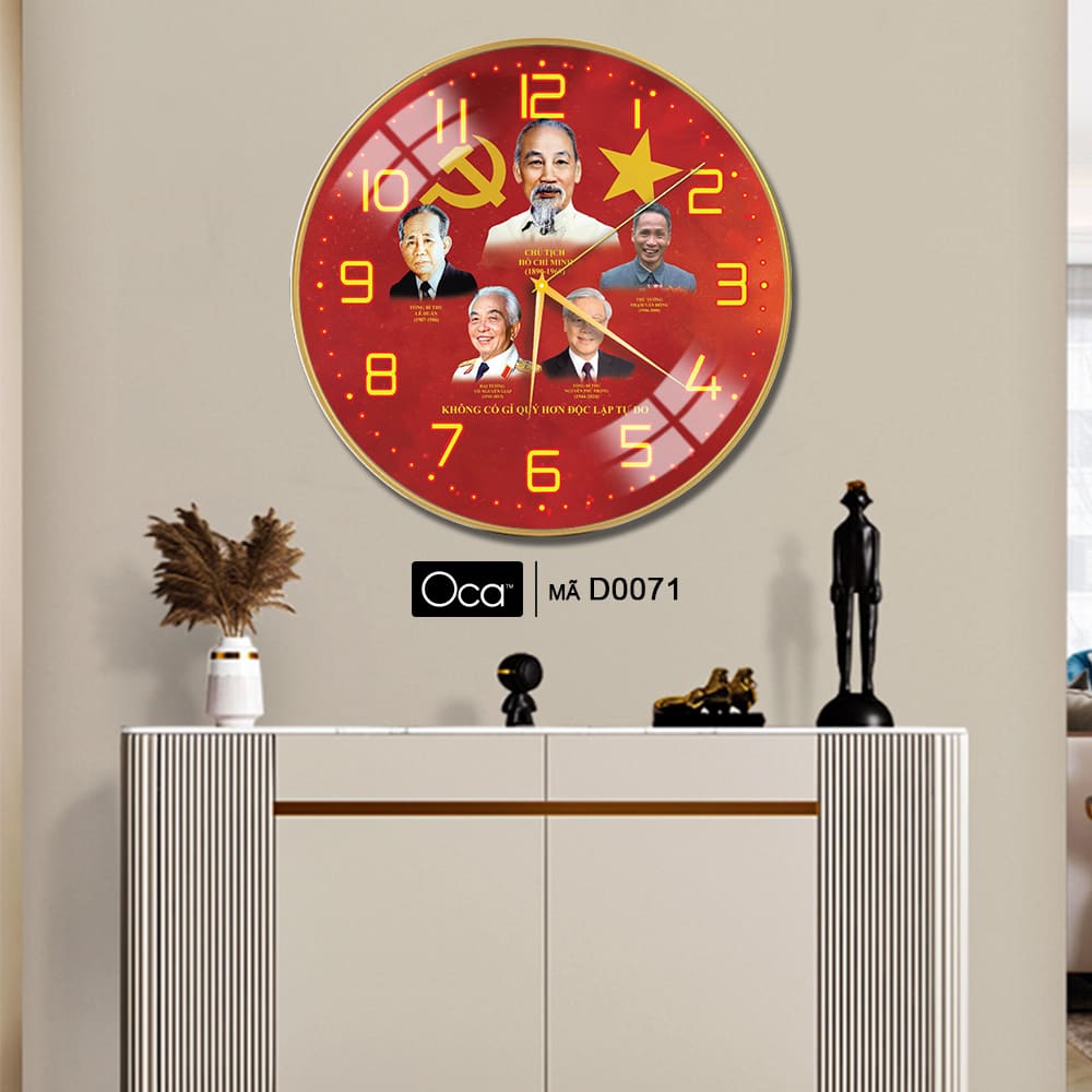 Đồng hồ những bậc vĩ nhân | Tráng gương | Mã D0071 | Oca - Ảnh 2