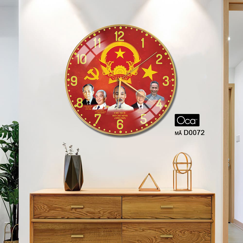 Đồng hồ những bậc vĩ nhân Việt | Tráng gương | Mã D0072 | Oca - Ảnh 4