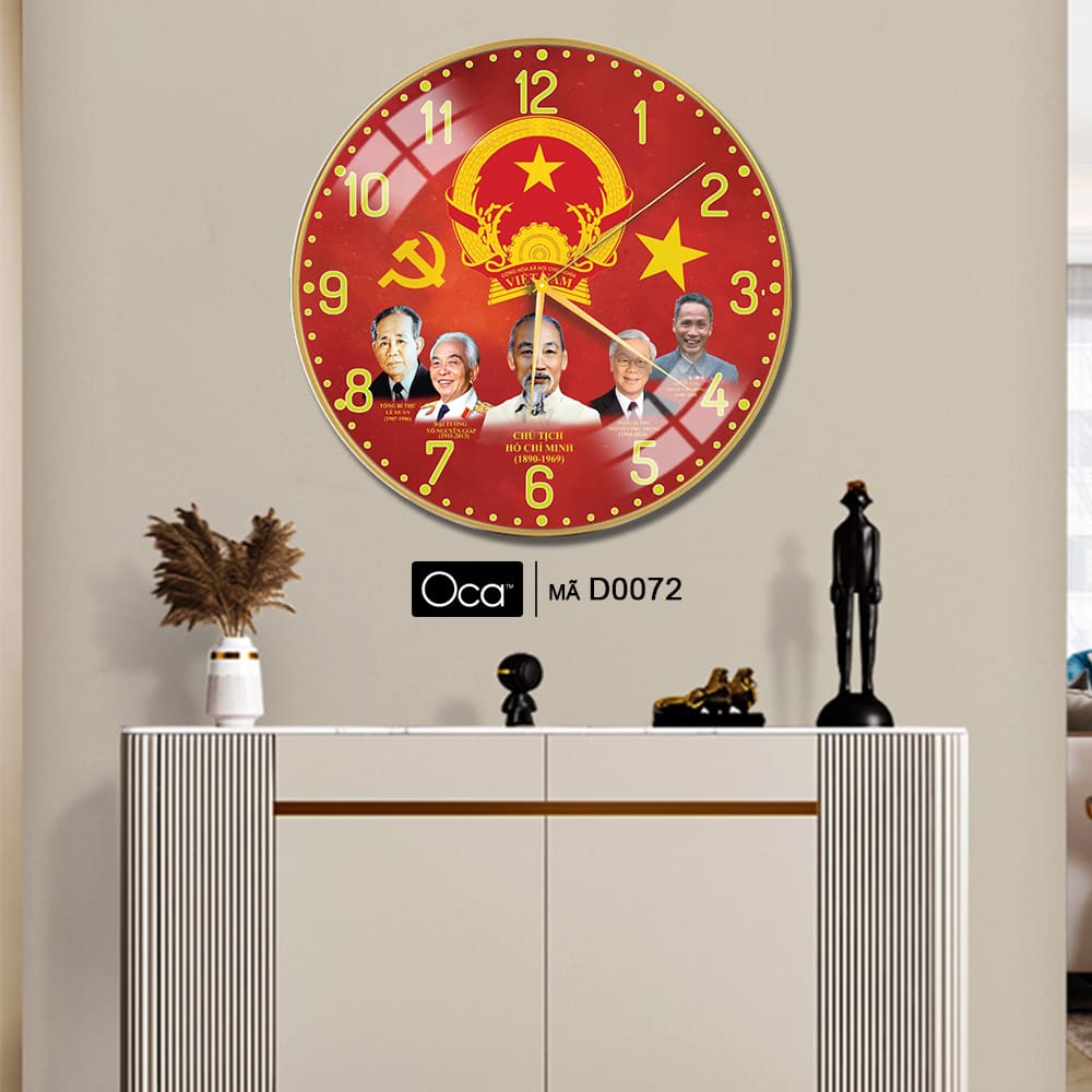 Đồng hồ những bậc vĩ nhân Việt | Tráng gương | Mã D0072 | Oca - Ảnh 2