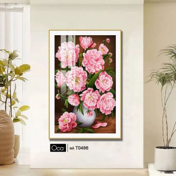 Alternative view of Bình hoa mộc lan cánh hồng | Mã T0486 | Oca